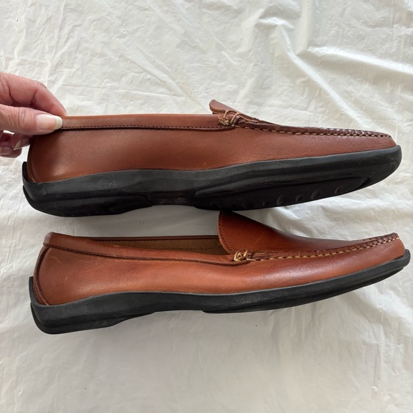NEOT Foot Joy Club Casuals leather loafers tan golf shoes 79054 SZ 10  No box main image 14